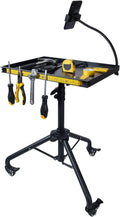 Rolling Tool Cart with Phone Stand, Magnetic Work Table